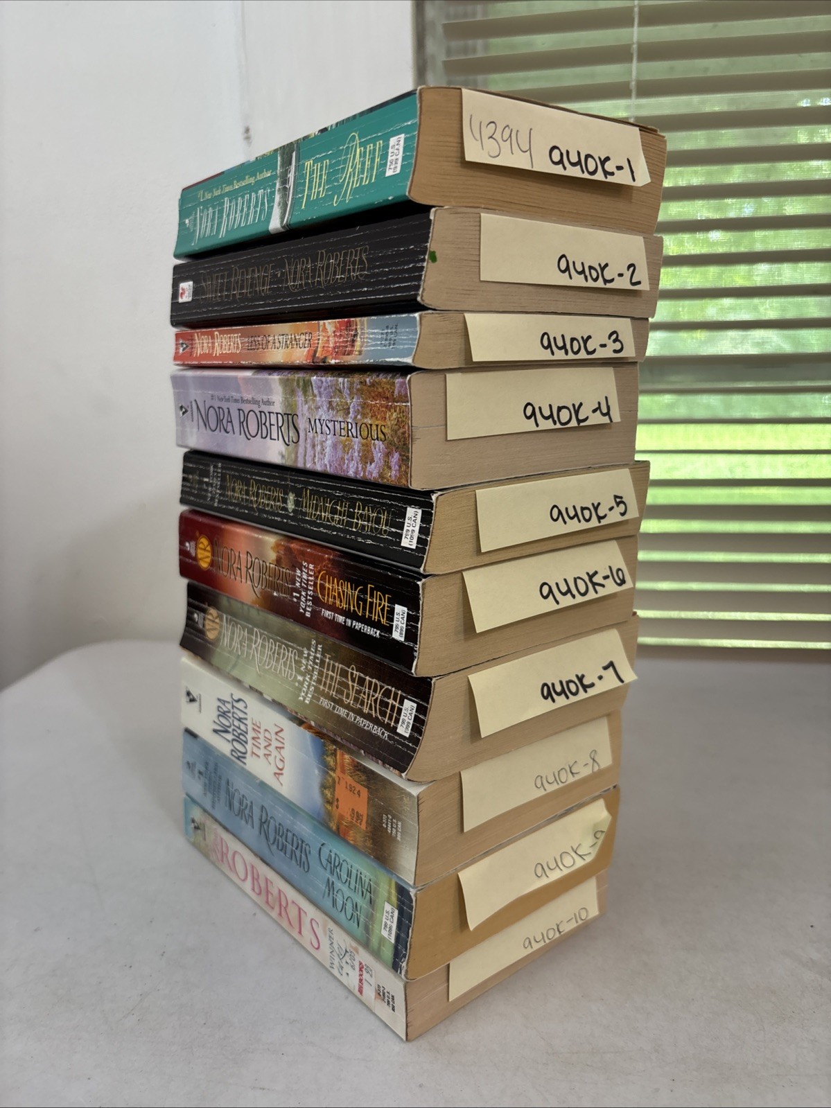 Lot of 10 – Nora Roberts – Stand Alone Novels – Paperbacks – Free Shipping