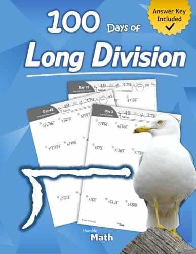 Humble Math – 100 Days of Long – Paperback, by Math Humble – Very Good o