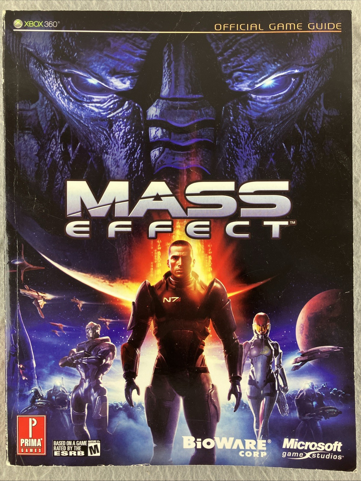 Mass Effect Prima Strategy Guide With Poster Good Condition