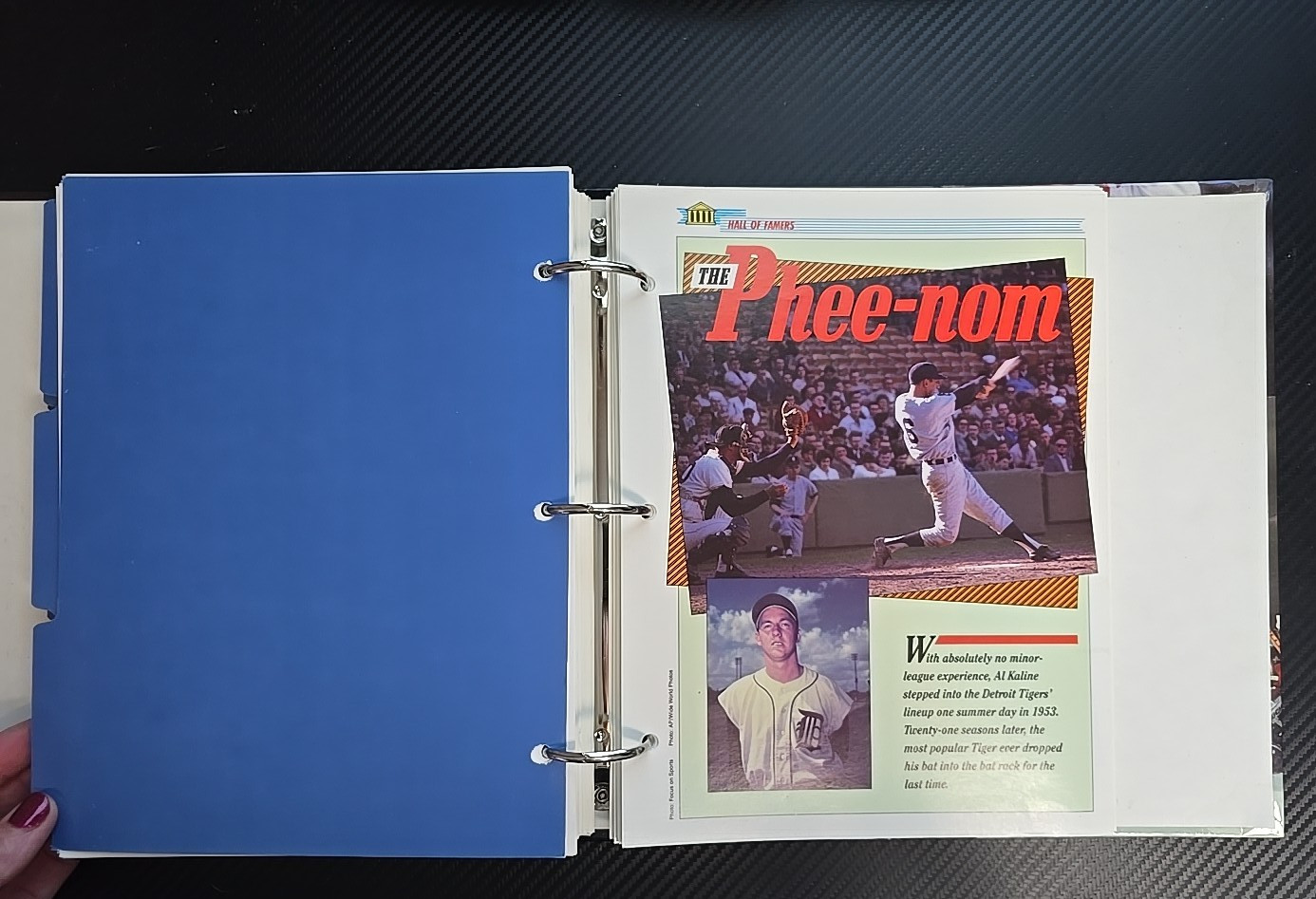 Vintage 1996 “Sports Pages: The Book For Sports Fans” Collector’s Hardcover Bind
