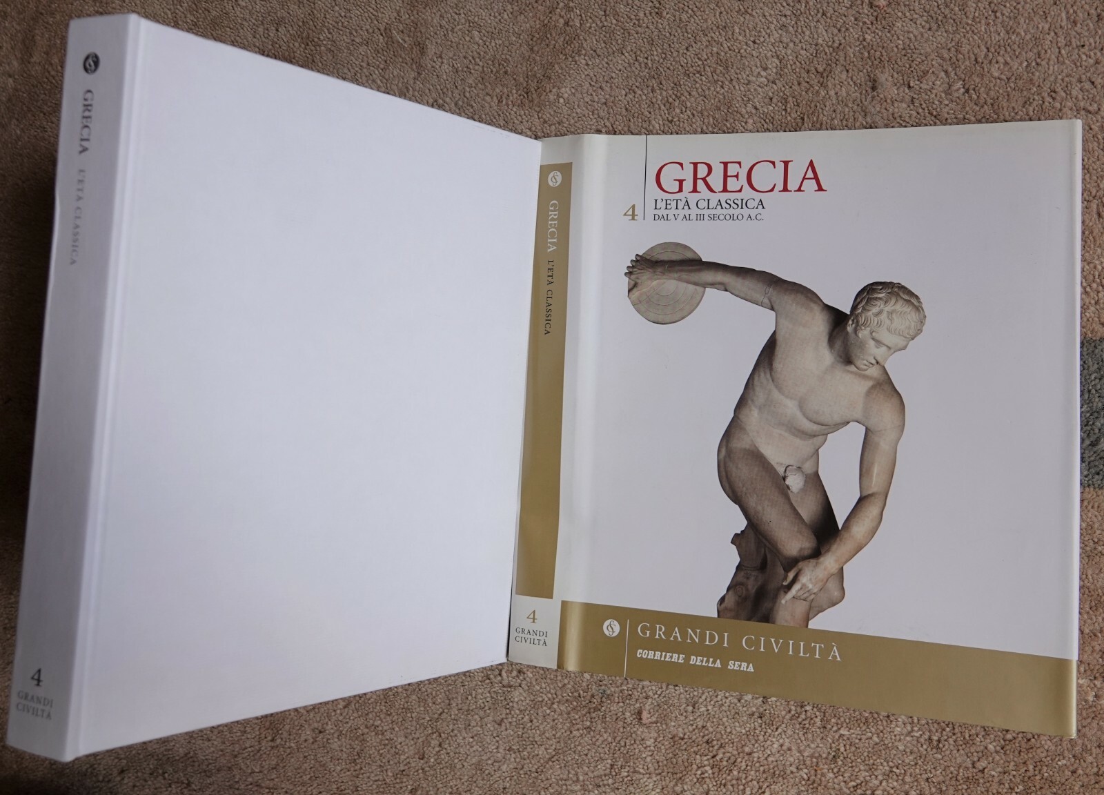 GRECIA L’ETA CLASSICA BY CHARBONNEAUX, MARTIN 2005 HC/DJ GRANDI CIVILTA
