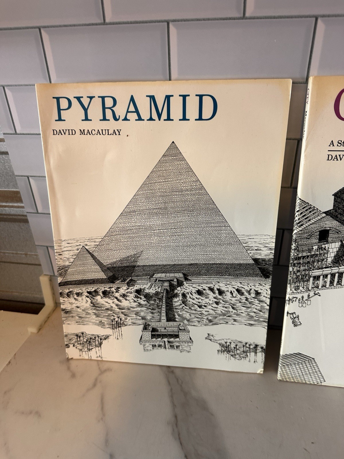DAVID MACAULAY – 2 books – City & Pyramid