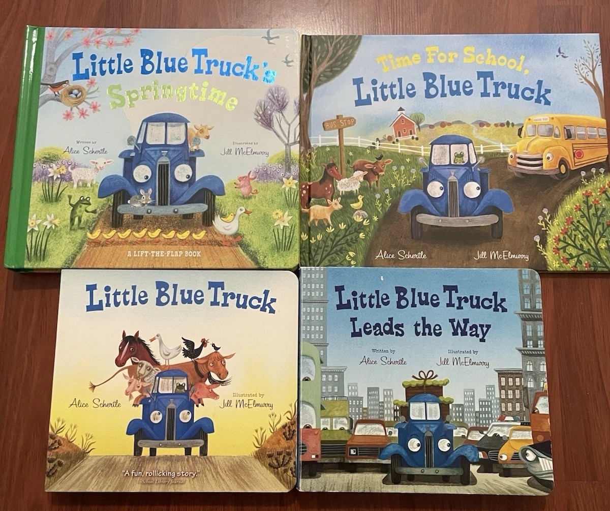 Lot of Little Blue Truck Books by Alice Schertle Hardcover Lot Of Four