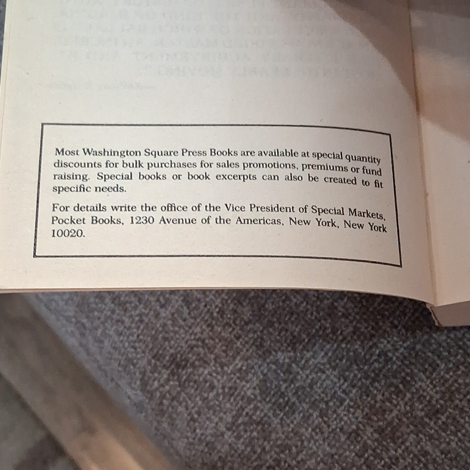 J. G. Ballard Empire of the Sun Paperback Washington Square Press 1984 WWII