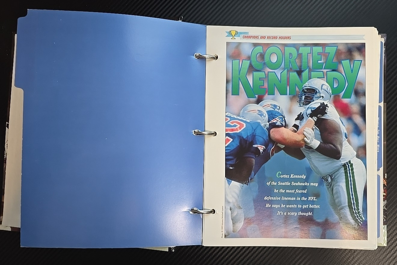 Vintage 1996 “Sports Pages: The Book For Sports Fans” Collector’s Hardcover Bind
