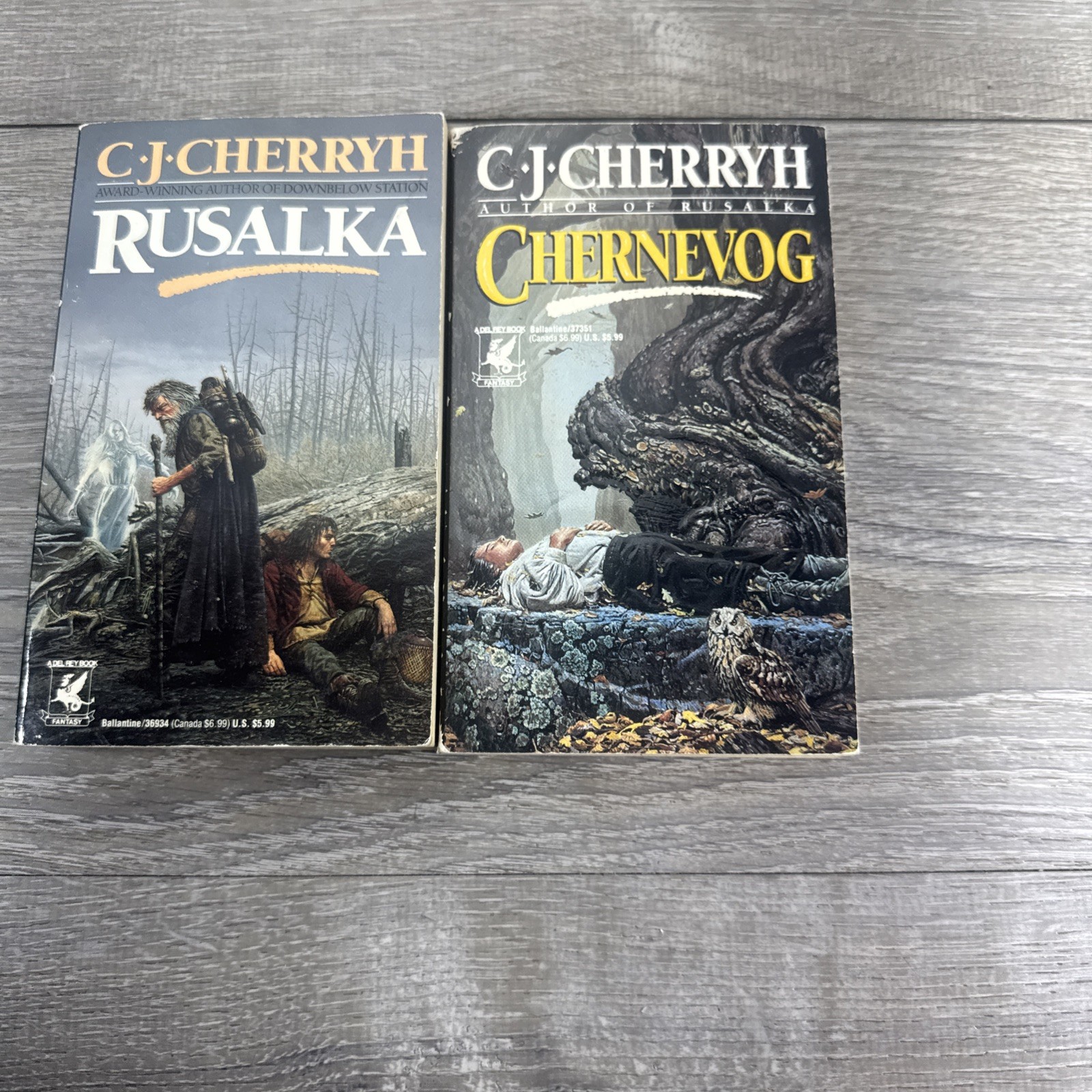 C. J. Cherryh – Russian Stories Book Lot of 2 PB – Chernevog, Rusalka ,Charnevog