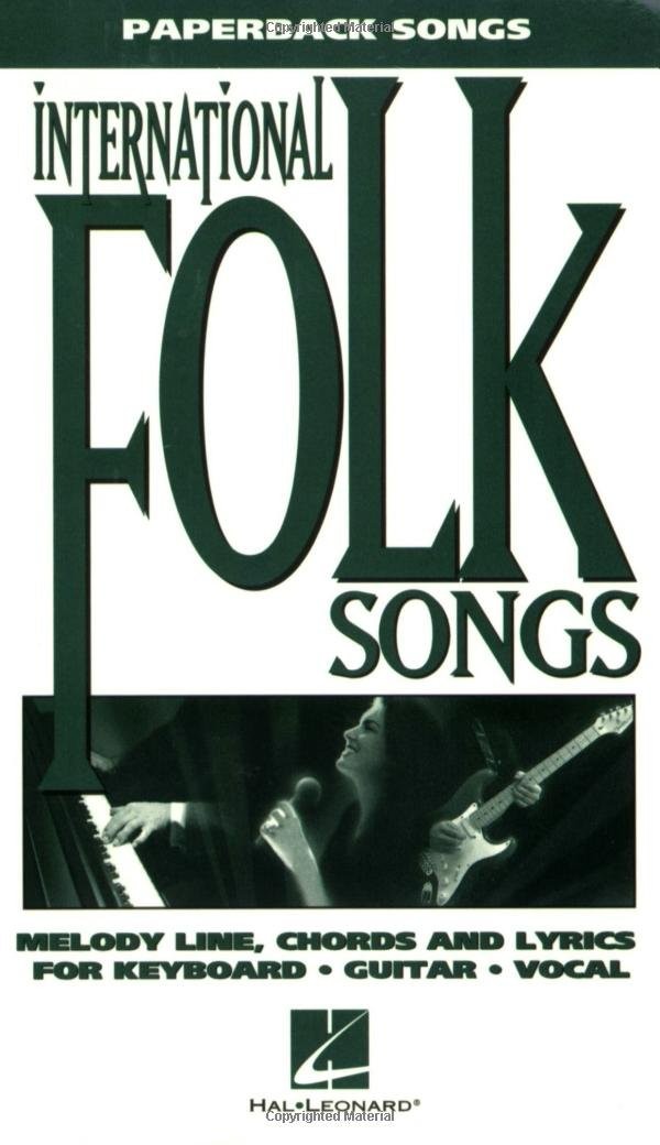 International Folksongs (Paperback Songs Series)
