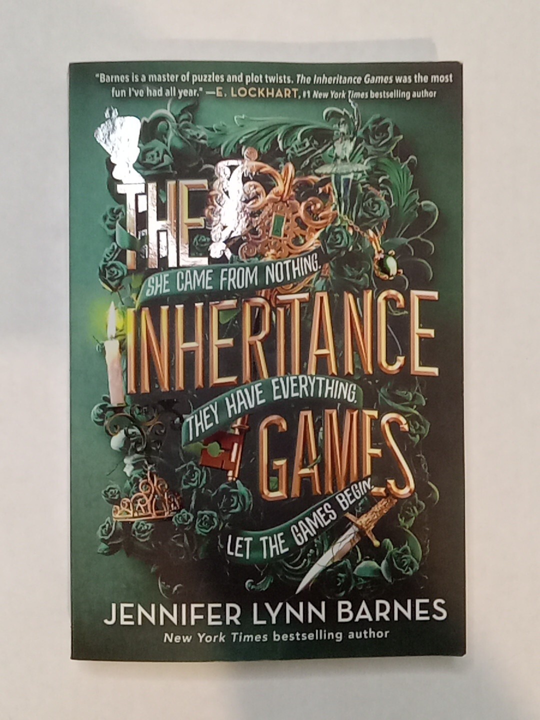 The Inheritance Games – Paperback By Barnes, Jennifer Lynn – GOOD