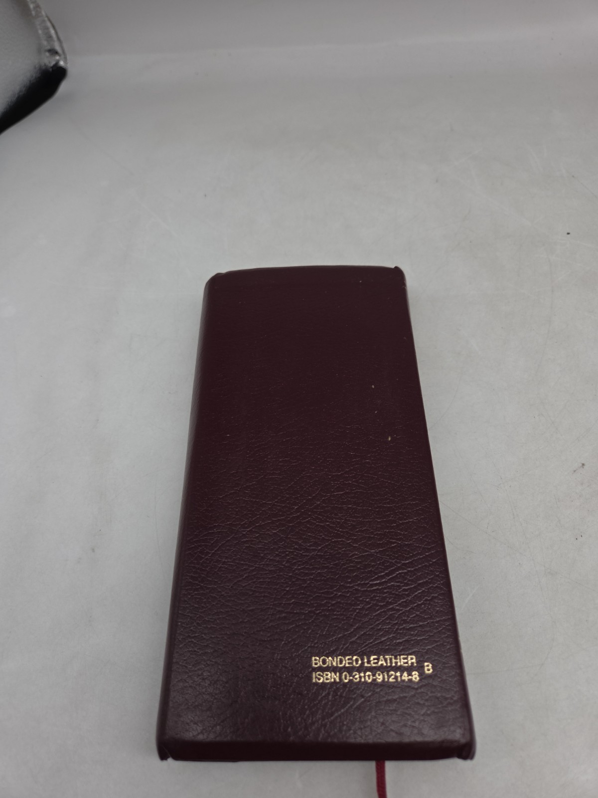 NIV – New International Bible, Trimline Snap Flap, Burg Leather, Zondervan 1984