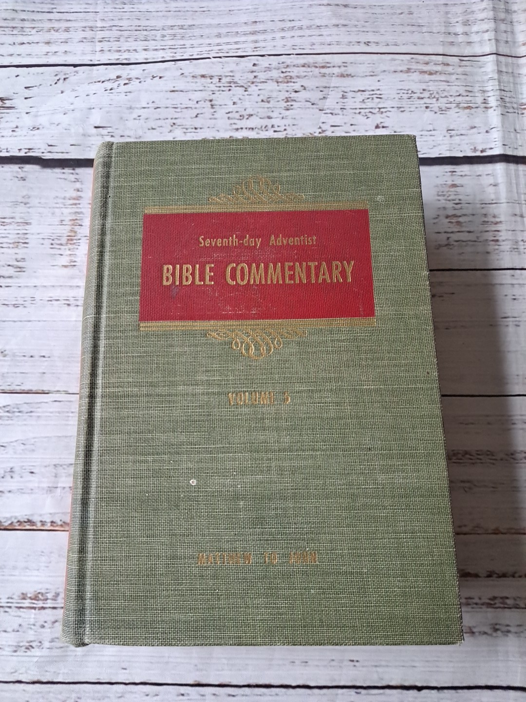 Seventh Day Adventist Bible Commentary Volume 5 Matthew to John 1956 Hardcover