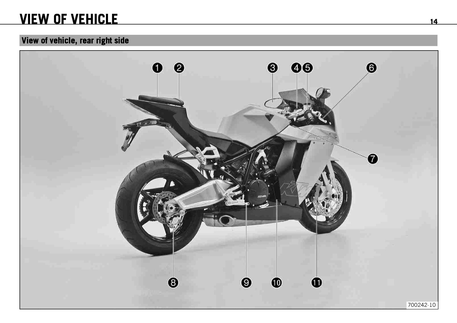 KTM 1190 RC8 Motorcycle Owners Manual 2008 – STEEL WIRE BOUND – TOUGH COVERS