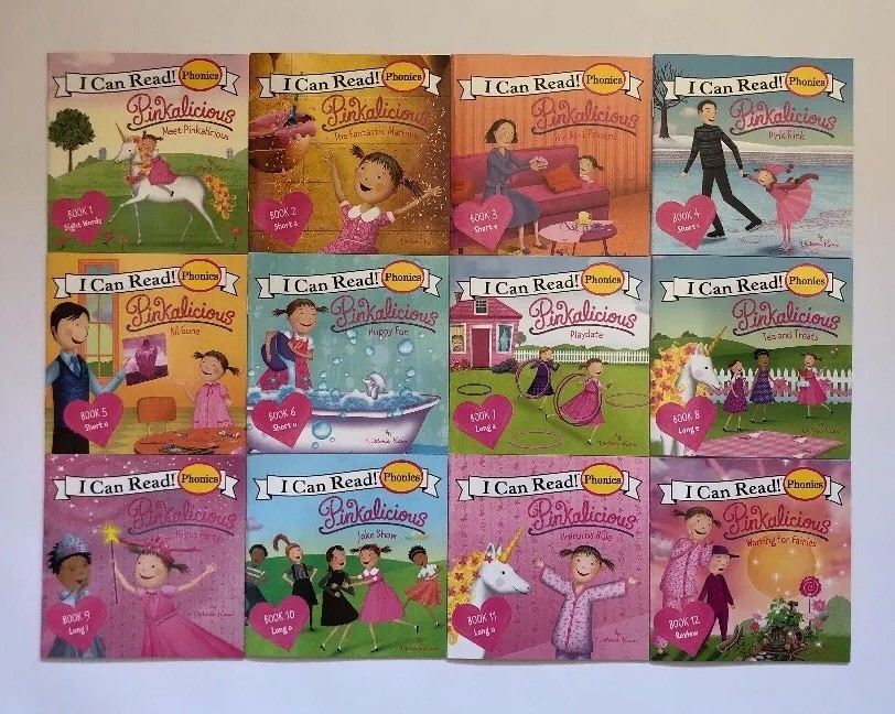 Pinkalicious Childrens Books I Can Read Phonics Lot 12