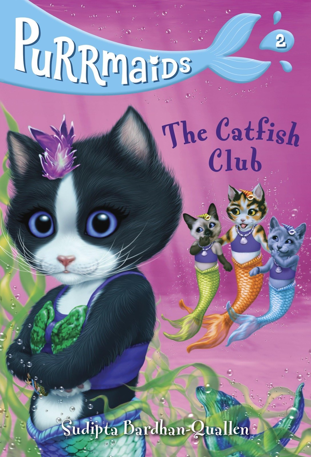 Purrmaids #2: The Catfish Club – paperback Bardhan-Quallen, Sudipta|Wu, Vivi…