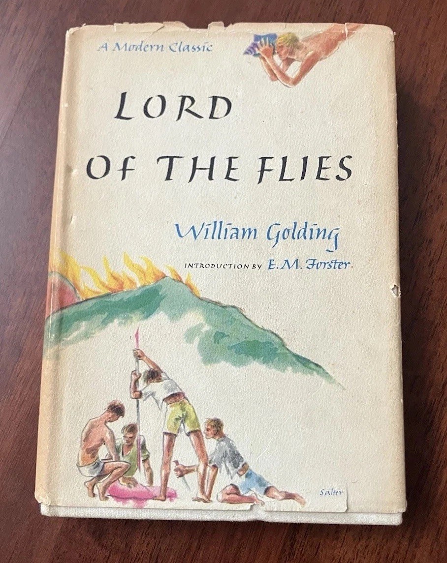 The Lord of the Flies The 1962 Edition HBDJ William Golding 1st 3rd Conrad
